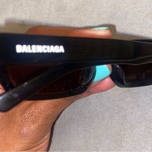 Balenciaga Glossy Black Eyewear